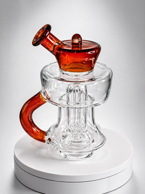 Mac Savage Carta 2 Urn Topper red glass artisan e-rig glass attachment