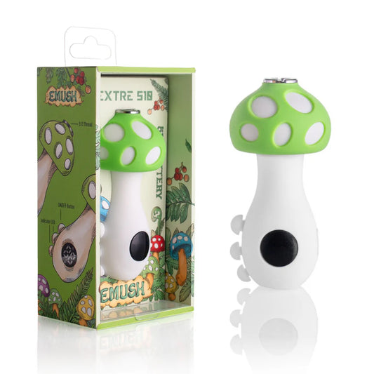 Mushroom Digital 510 Thread Battery Green variable voltage digital vape battery unique design