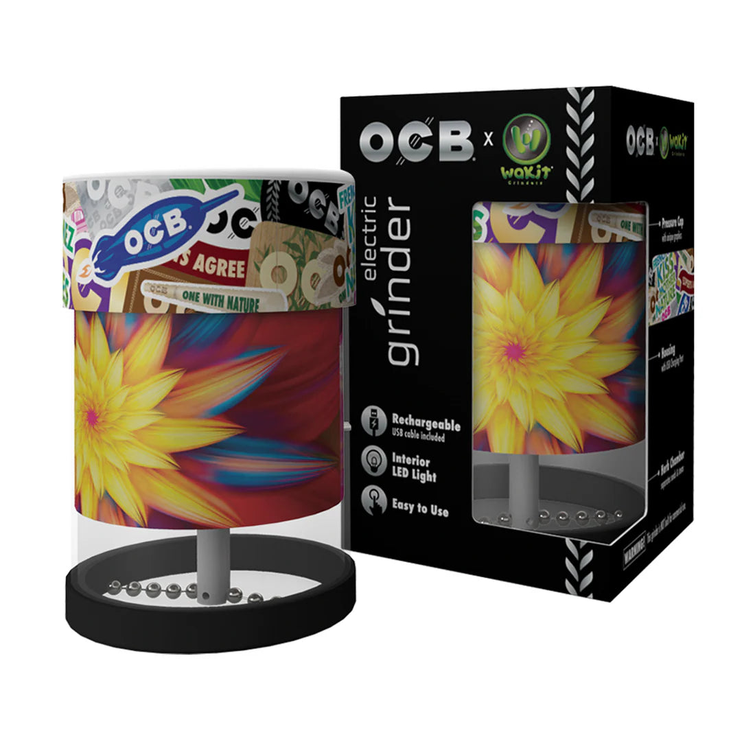 OCB Wakit grinder flower electric herb grinder