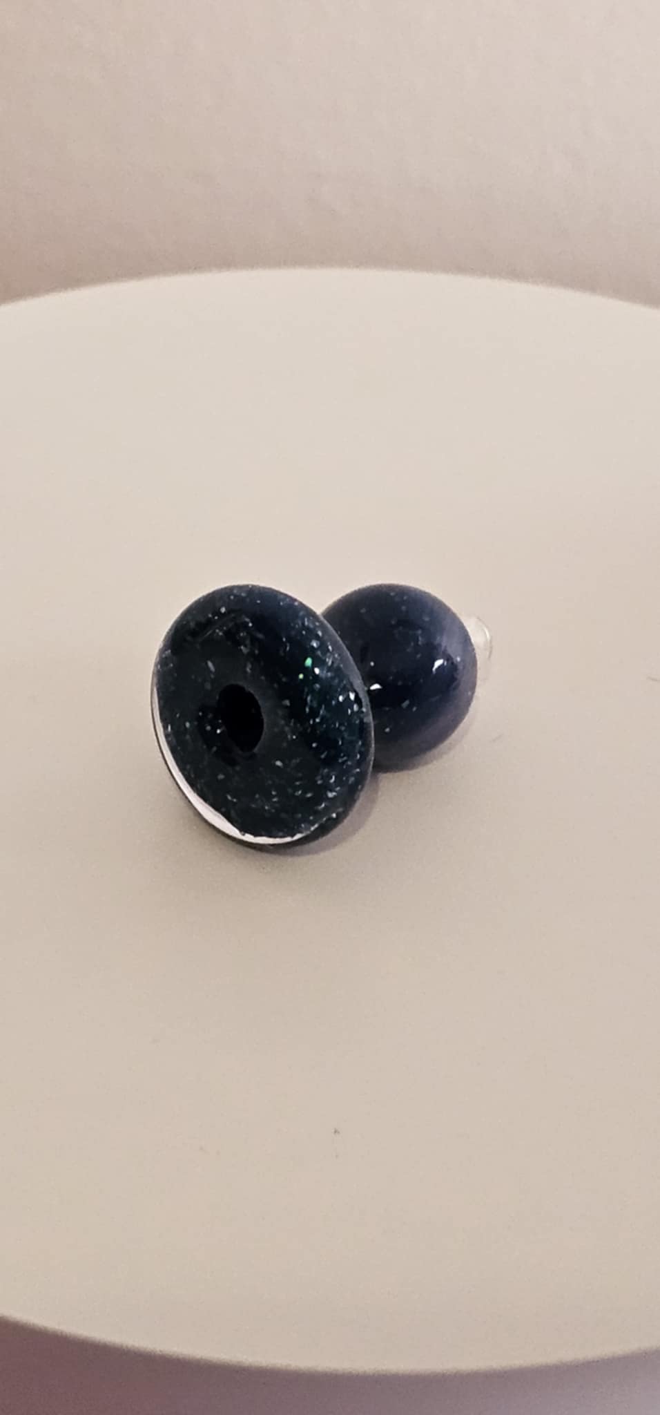 Artistic Sparkle Glass Bubble Cap for Padd Glass dab rig accessories