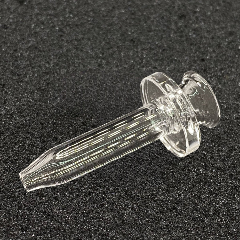 Quartz drip cap banger 20mm universal — quartz drip cap for dab rigs