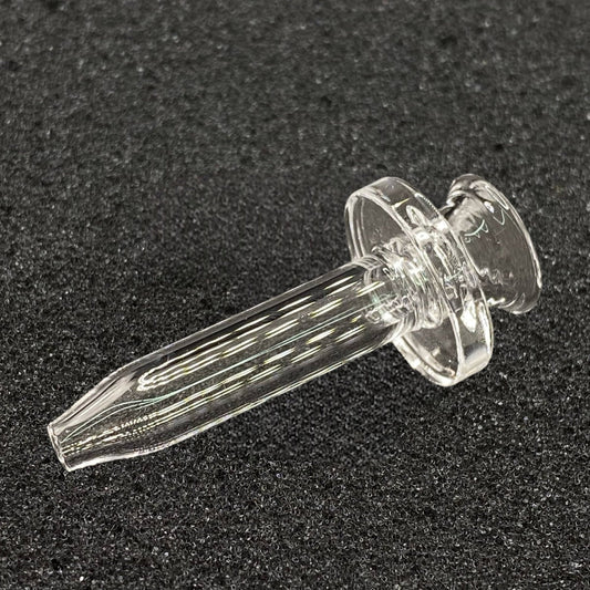 Quartz drip cap banger 20mm universal — quartz drip cap for dab rigs