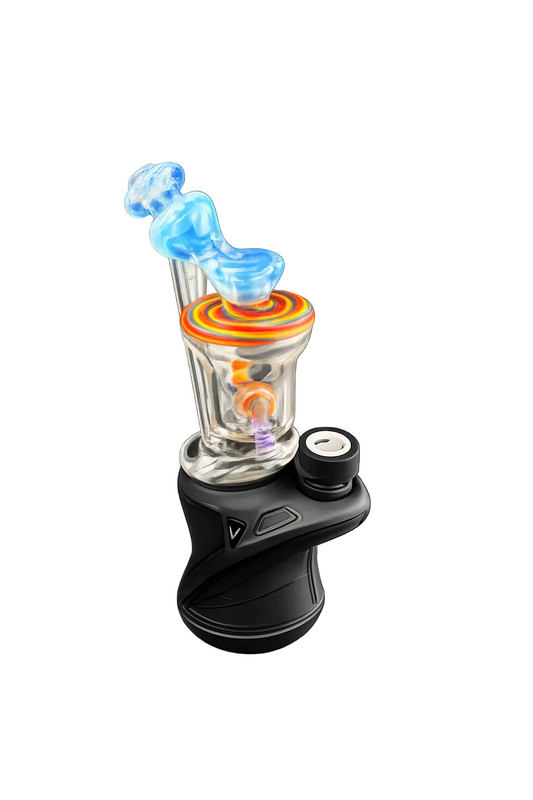 Padd Glass Bubbler - Rainbow Swirl