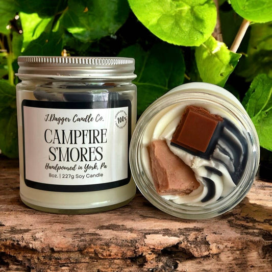 Campfire S'mores Dessert Candle