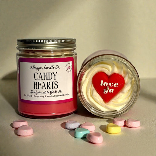8oz. Candy Heart Valentine's Day Soy Dessert Candle