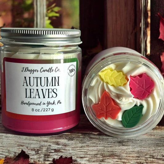 Autumn Leaves Soy Dessert Candle