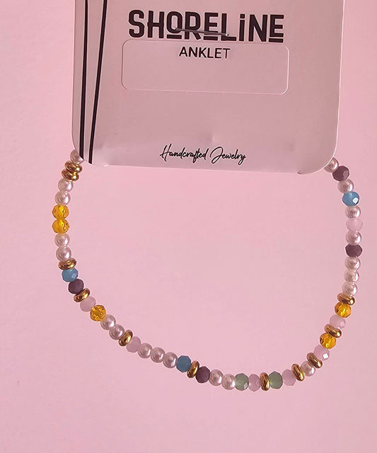 Boho beaded anklet