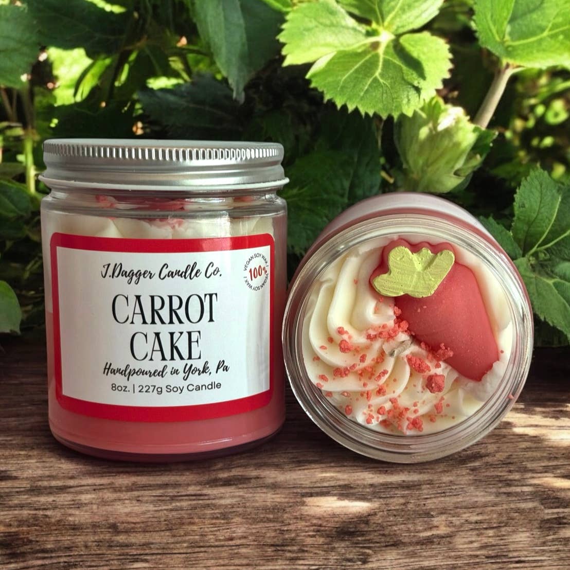 Carrot Cake Dessert Candle