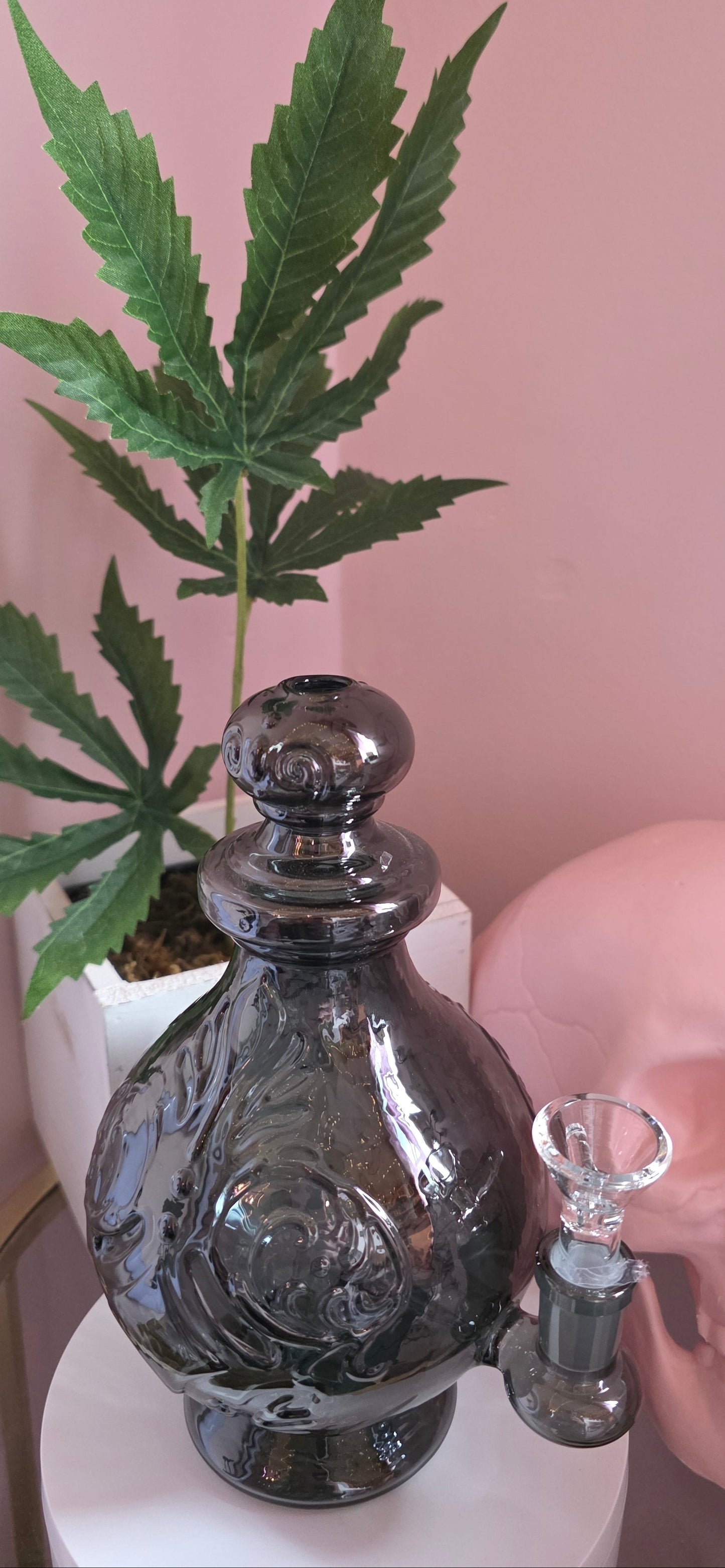 Gothic Perfume Bottle Bong