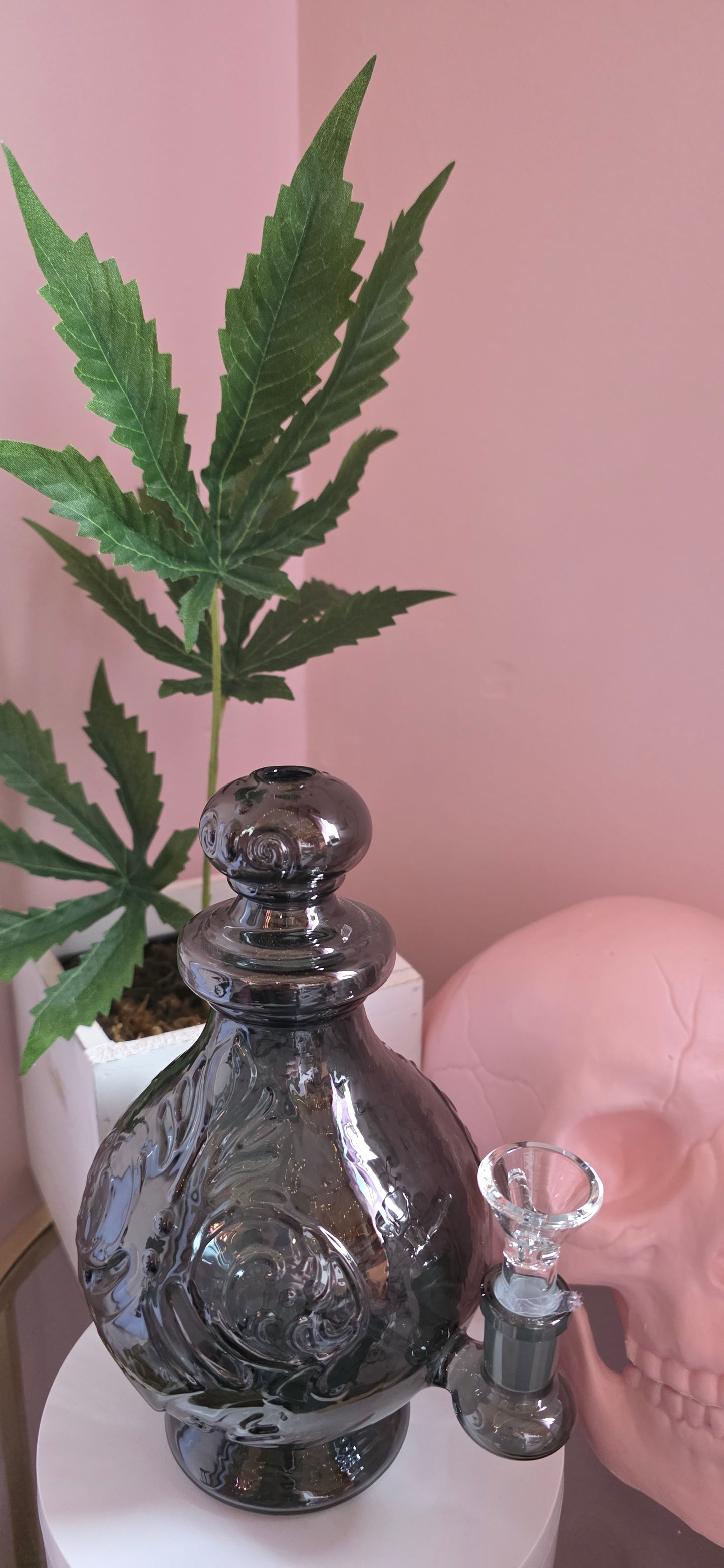 Black Purfume Bottle Bong