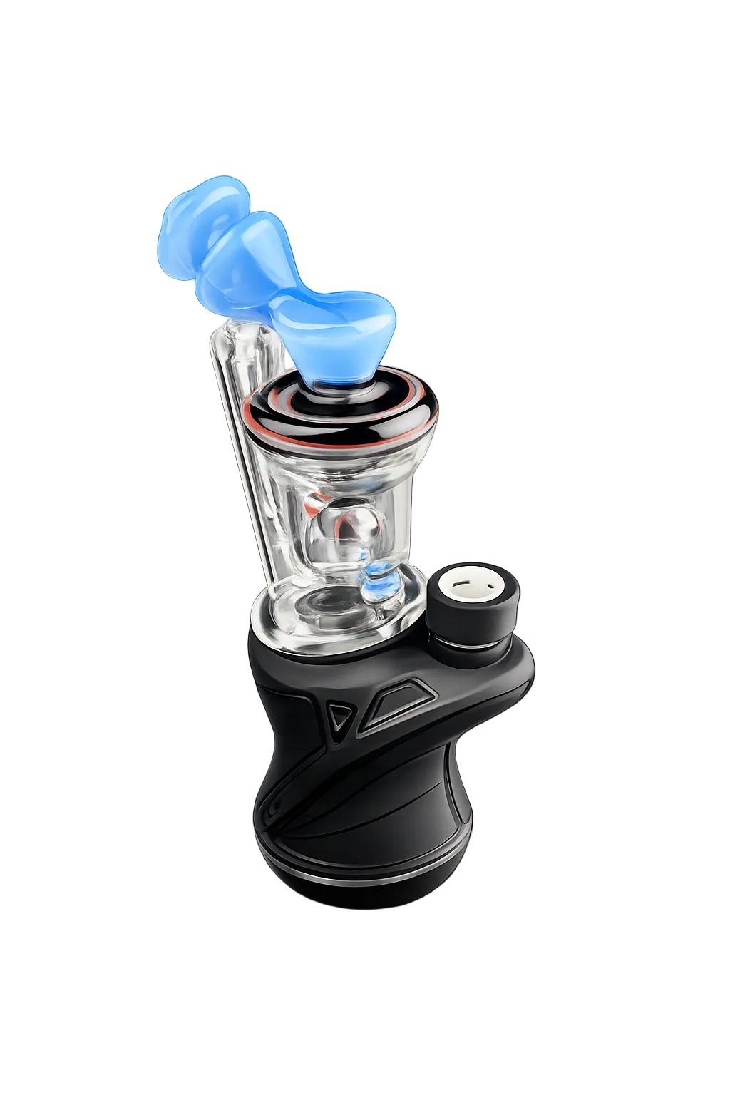Padd Glass Swirl Bubbler for Carta 2 — Handblown Water-Filtered Session Glass
