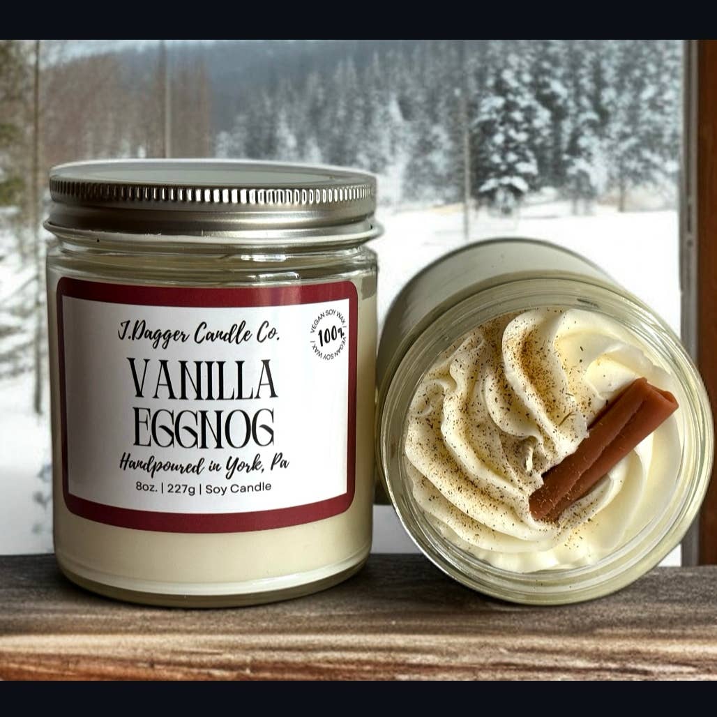 Vanilla Eggnog Dessert Candle