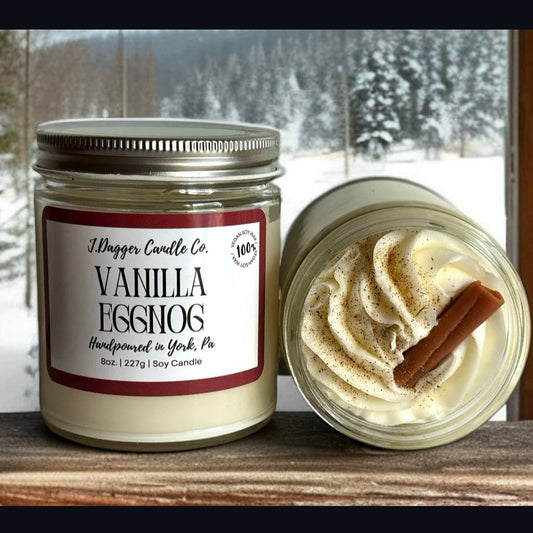 Vanilla Eggnog Dessert Candle