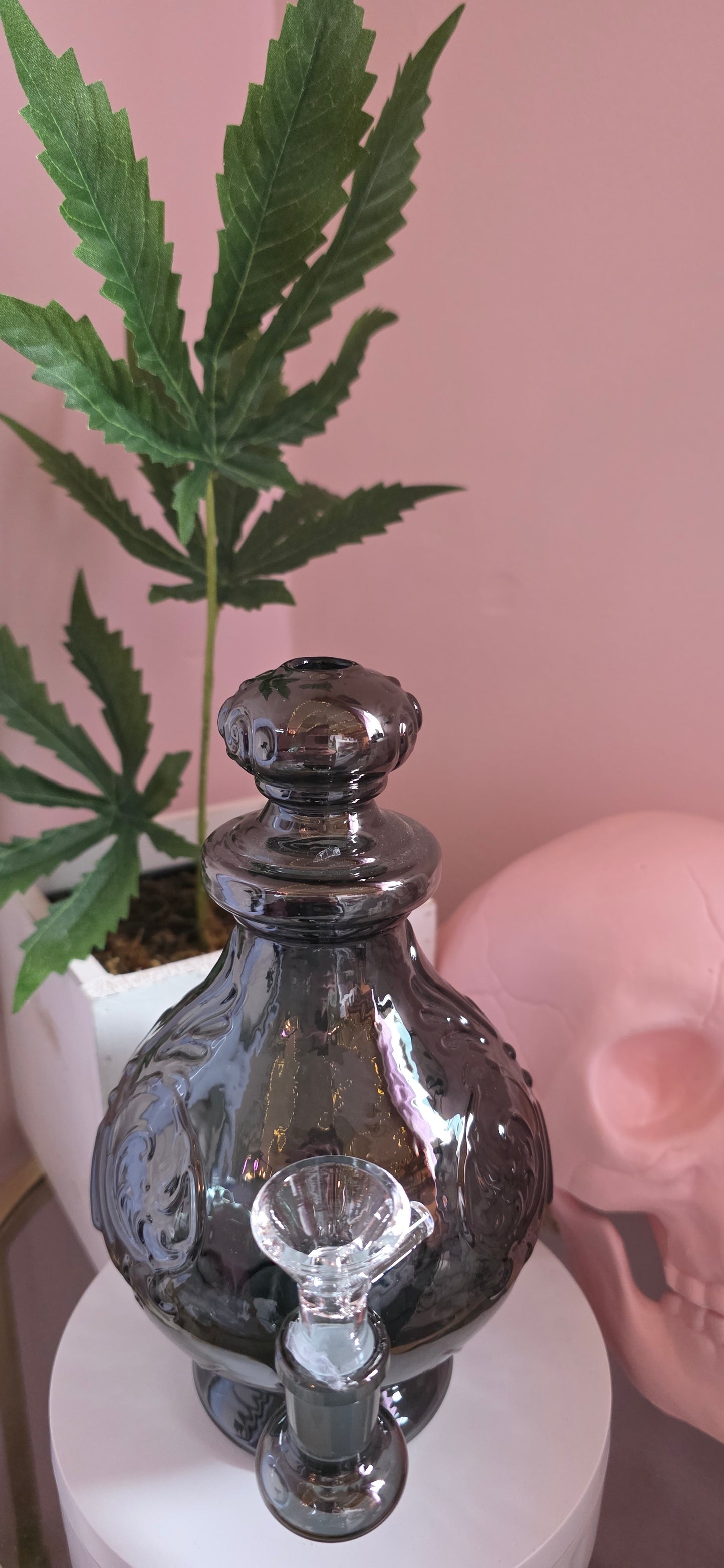 Black Purfume Bottle Bong