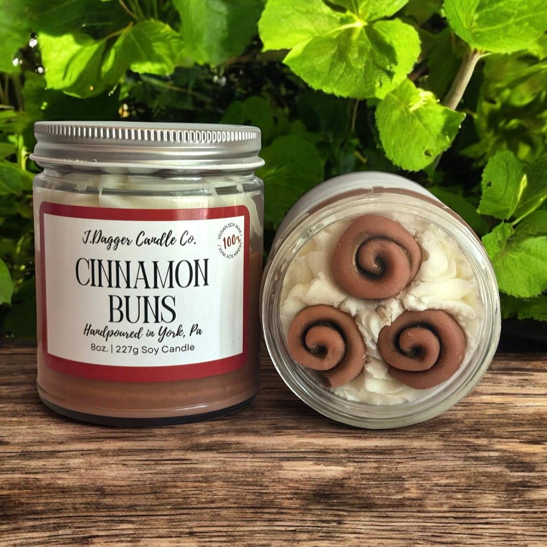 Cinnamon Bun Dessert Candle