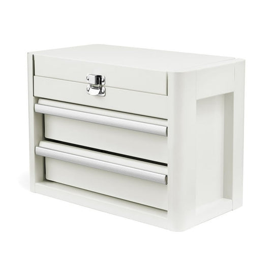 White 2 Drawer Mini Toolbox