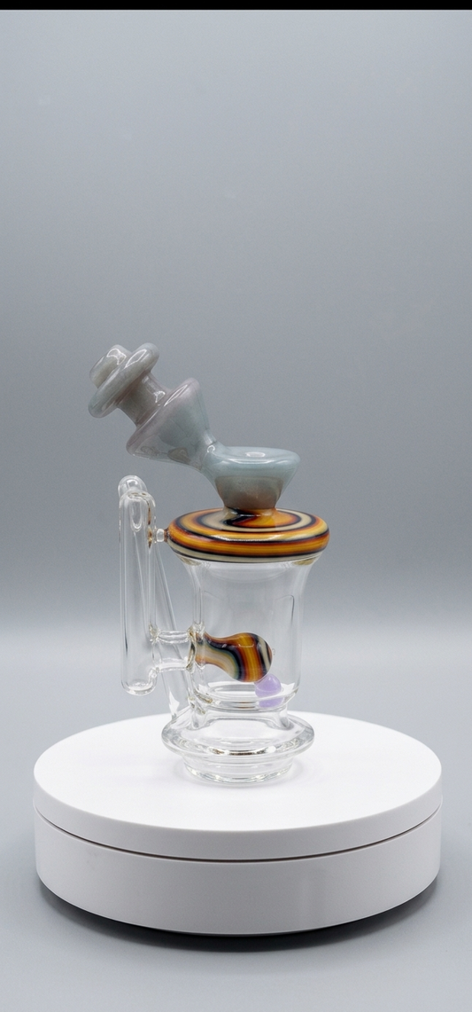 Padd Glass Bubbler Blue for Carta 2 — Handblown, Water-Filtered, Session-Ready