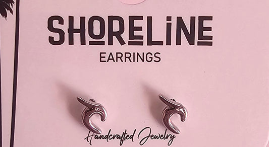 Beach wave earrings