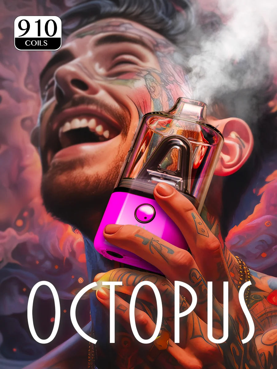 LOOKAH Octopus Mini Electric Dab Rig (Mini rig) - Purple