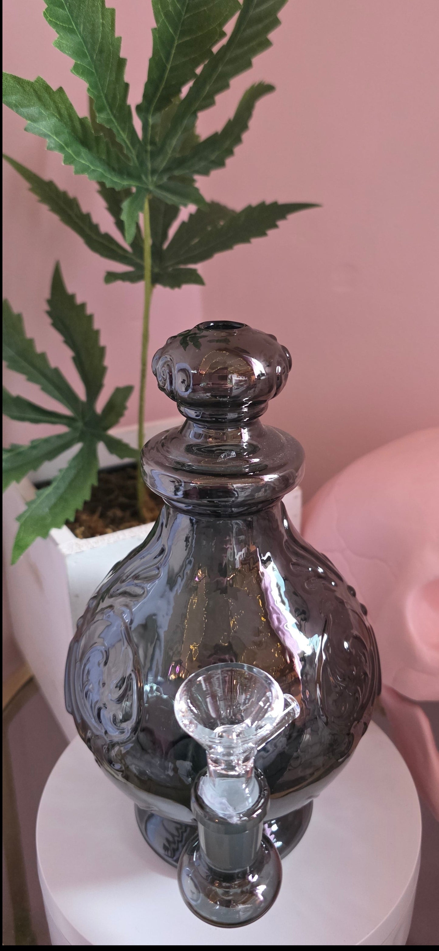 Gothic Perfume Bottle Bong