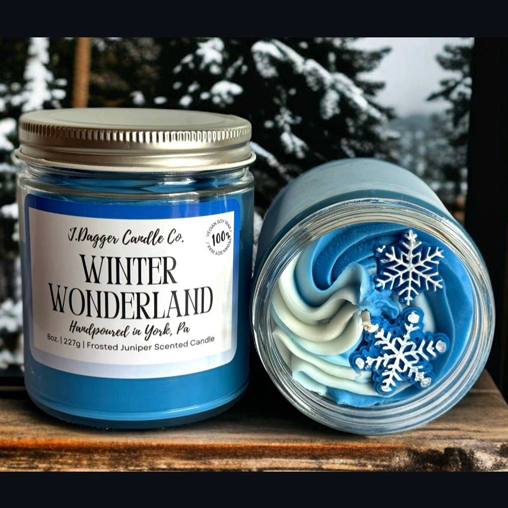 Winter Wonderland Dessert Candle