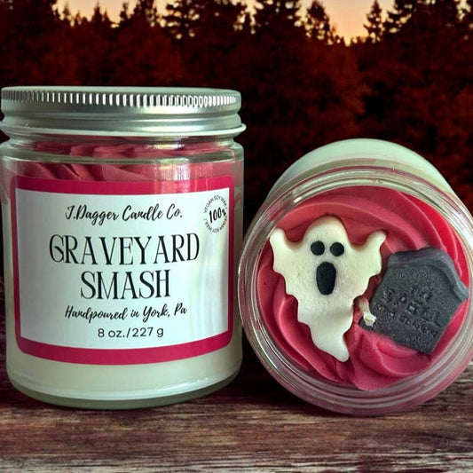 Graveyard Smash Dessert Candle