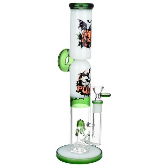 Pulsar Double Stacked Halloween Glass Water Pipe | 12.75" | 14mm F
