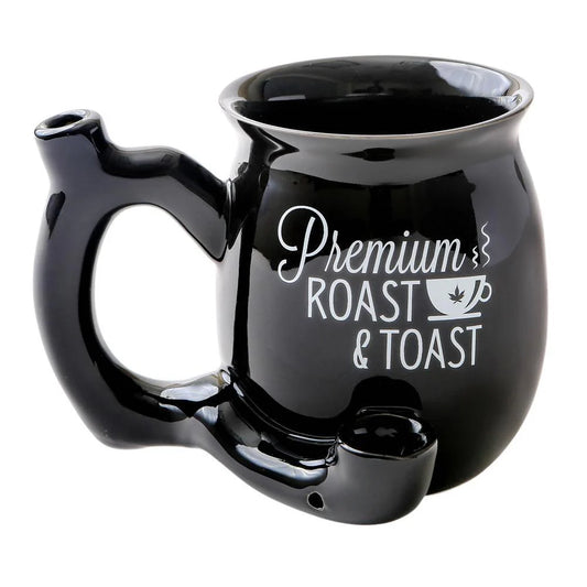 Roast & Toast Mug - Shiny Black