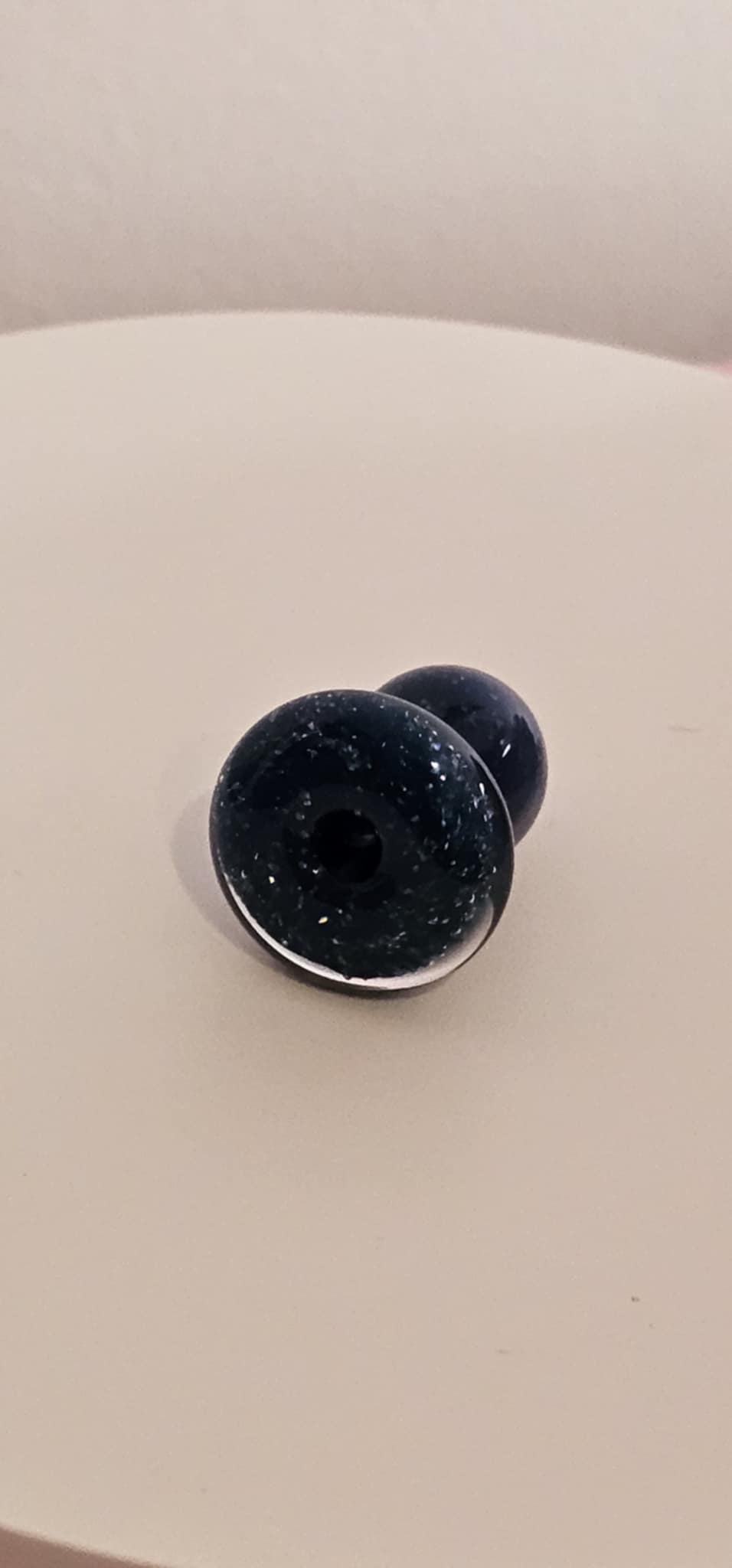 Premium Dark Teal Padd Glass bubble cap enhancing vapor and concentrate efficiency