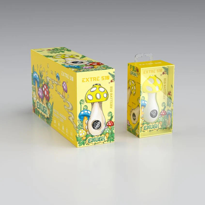 Yellow Mushroom Digital 510 Thread Battery with smart voltage control